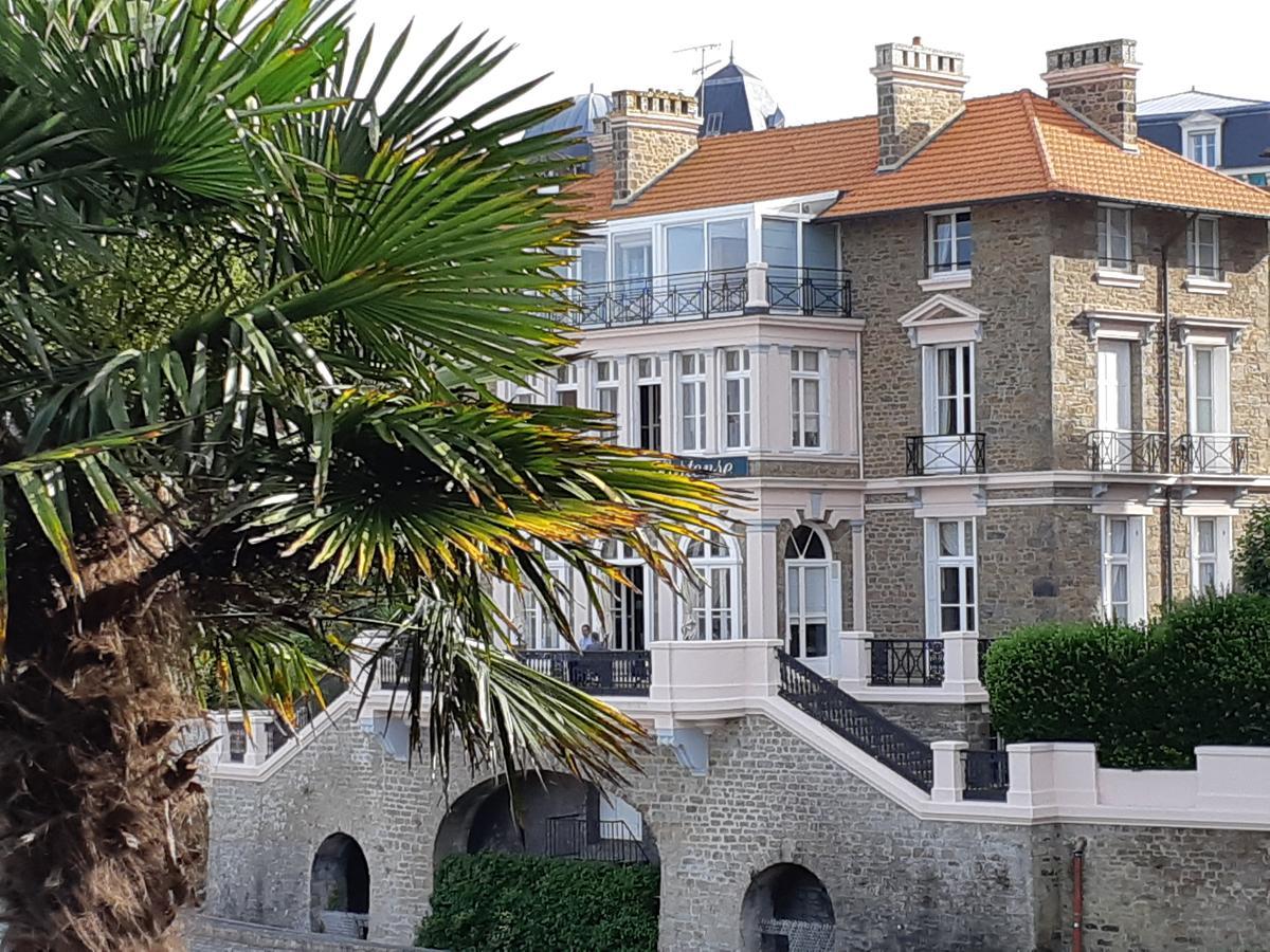 Hotel Villa Reine Hortense Dinard Bagian luar foto